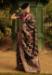 Picture of Resplendent Satin Dark Olive Green Saree