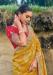 Picture of Amazing Silk Dark Golden Rod Saree