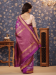 Picture of Comely Silk Purple Saree