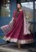 Picture of Statuesque Georgette Brown Readymade Gown