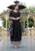 Picture of Stunning Georgette Black Readymade Gown