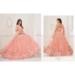 Picture of Classy Net Dark Salmon Lehenga Choli