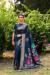 Picture of Beautiful Silk Dark Slate Blue Saree