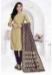 Picture of Bewitching Silk Beige Straight Cut Salwar Kameez