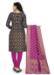 Picture of Admirable Silk Navy Blue Straight Cut Salwar Kameez