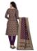 Picture of Ravishing Silk Purple Straight Cut Salwar Kameez