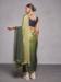 Picture of Magnificent Silk Dark Olive Green Saree