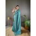 Picture of Alluring Silk Cadet Blue Saree