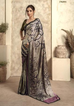 Picture of Classy Satin & Silk Rosy Brown Saree