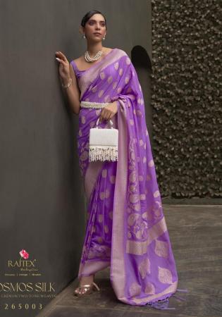 Picture of Appealing Chiffon Dark Orchid Saree