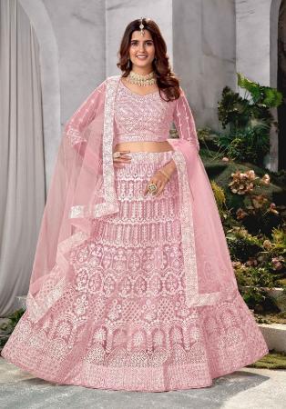 Picture of Exquisite Net Thistle Lehenga Choli