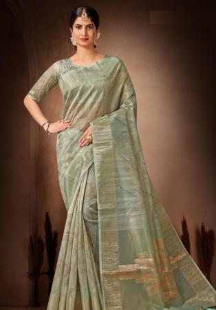 Picture of Classy Organza Tan Saree