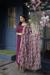 Picture of Admirable Georgette Dark Magenta Readymade Gown