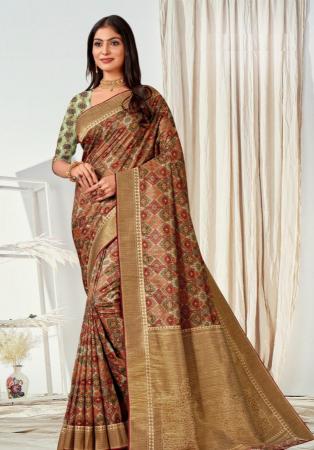 Picture of Amazing Silk Sienna Saree