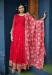 Picture of Sightly Georgette Crimson Readymade Gown