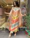 Picture of Splendid Chiffon Chocolate Readymade Salwar Kameez