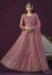 Picture of Pleasing Net Rosy Brown Anarkali Salwar Kameez