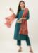 Picture of Crepe Dark Slate Grey Readymade Salwar Kameez