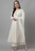 Picture of Gorgeous Cotton Off White Readymade Salwar Kameez