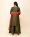 Picture of Cotton Dark Olive Green Readymade Salwar Kameez