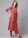 Picture of Splendid Crepe Fire Brick Kurtis & Tunic