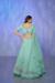 Picture of Georgette & Net Dark Sea Green Lehenga Choli