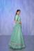 Picture of Georgette & Net Dark Sea Green Lehenga Choli