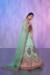 Picture of Georgette & Net Dark Sea Green Lehenga Choli