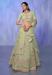 Picture of Georgette & Net Dark Sea Green Lehenga Choli