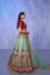 Picture of Georgette & Net Dark Sea Green Lehenga Choli