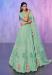 Picture of Georgette & Net Dark Sea Green Lehenga Choli