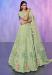 Picture of Georgette & Net Dark Sea Green Lehenga Choli