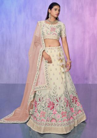 Picture of Charming Georgette & Net Sea Shell Lehenga Choli