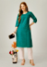 Picture of Appealing Cotton Teal Kurtis & Tunic