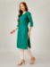 Picture of Appealing Cotton Teal Kurtis & Tunic