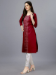 Picture of Pretty Cotton Maroon Kurtis & Tunic