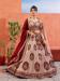 Picture of Well Formed Chiffon & Silk Rosy Brown Lehenga Choli