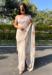 Picture of Beautiful Chiffon Beige Saree