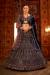 Picture of Splendid Silk Midnight Blue Lehenga Choli