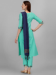 Picture of Cotton Medium Aqua Marine Readymade Salwar Kameez