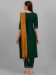 Picture of Cotton Dark Olive Green Readymade Salwar Kameez