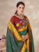 Picture of Superb Georgette Forest Green Saree