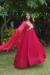 Picture of Splendid Georgette Crimson Readymade Gown