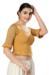 Picture of Nice Lycra Golden Rod Designer Blouse