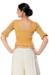 Picture of Nice Lycra Golden Rod Designer Blouse