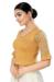 Picture of Nice Lycra Golden Rod Designer Blouse