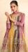 Picture of Chiffon Pale Violet Red Straight Cut Salwar Kameez