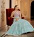 Picture of Shapely Georgette Light Steel Blue Party Wear Gown