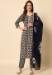 Picture of Rayon Dark Slate Grey Readymade Salwar Kameez