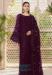 Picture of Exquisite Georgette Black Straight Cut Salwar Kameez